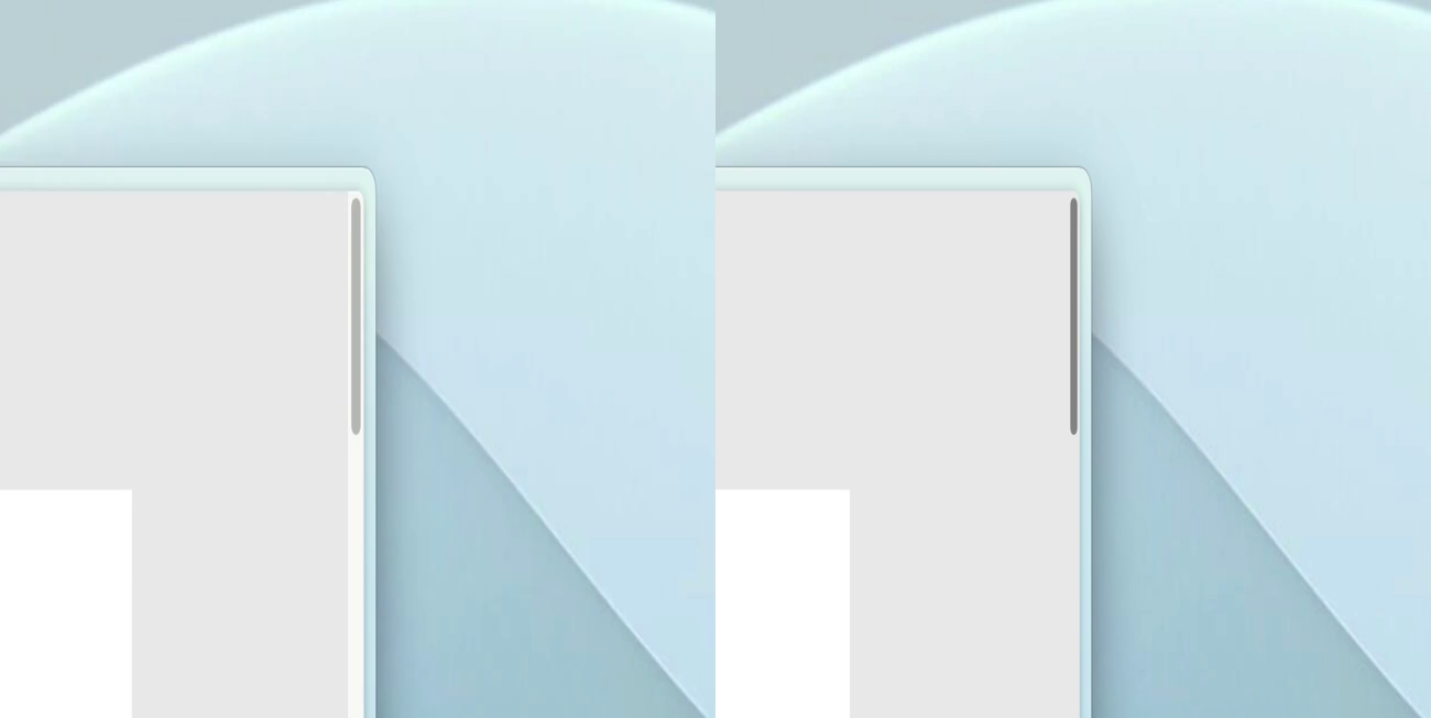 A screenshot comparison taken from the original source